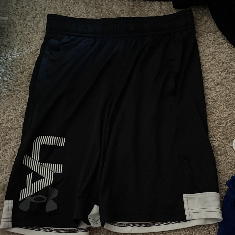 Under Armour Kids Black and White Shorts